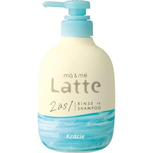 Kracie Ma&Me Latte 2-In-1 Rinse In Conditioning Shampoo 490mL