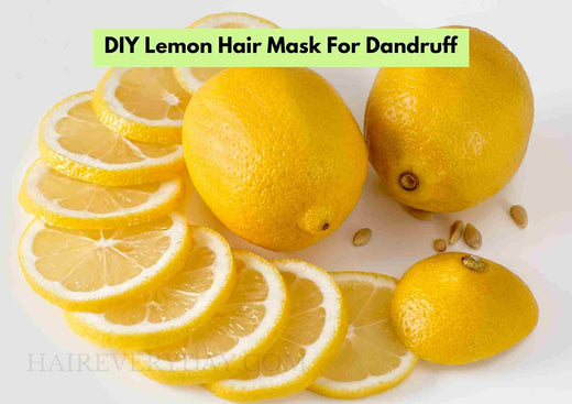 DIY Lemon Hair Mask For Dandruff