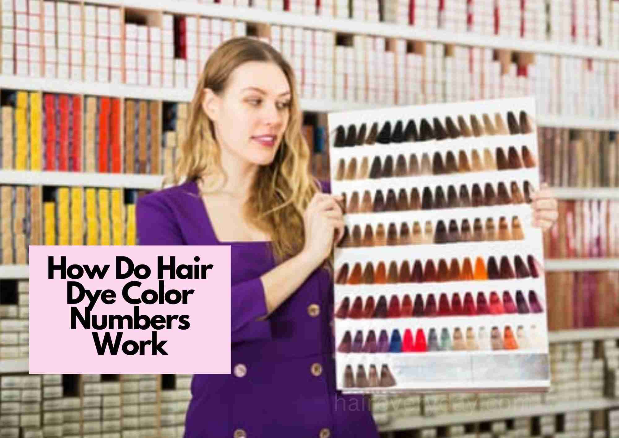 How Do Hair Dye Color Numbers Work | 1 Is For Black, 12 For Blonde ...
