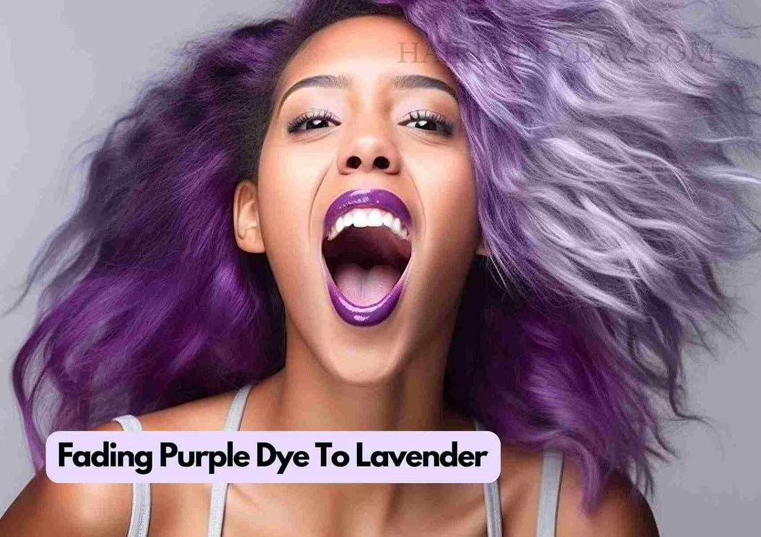 How to Fade Purple Hair to Lavender