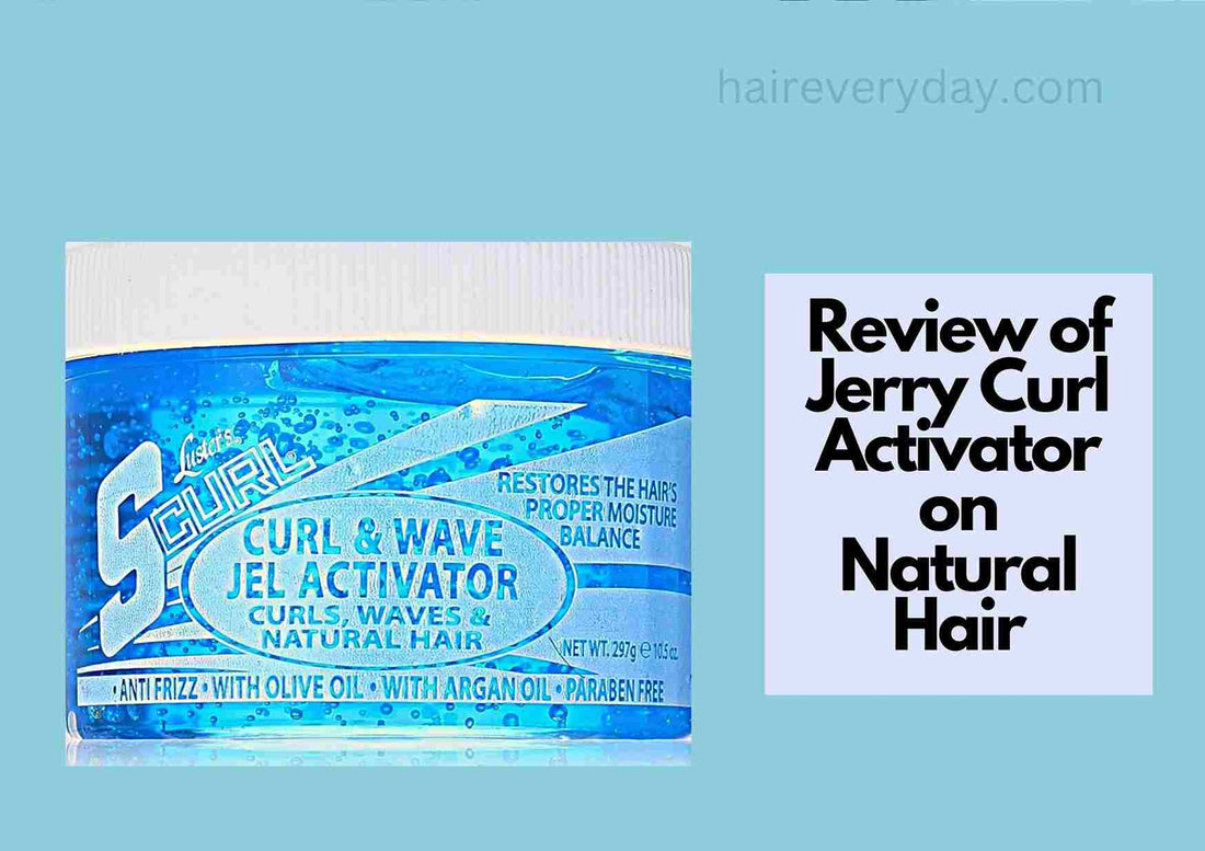 Jerry Curl Activator on Natural Hair