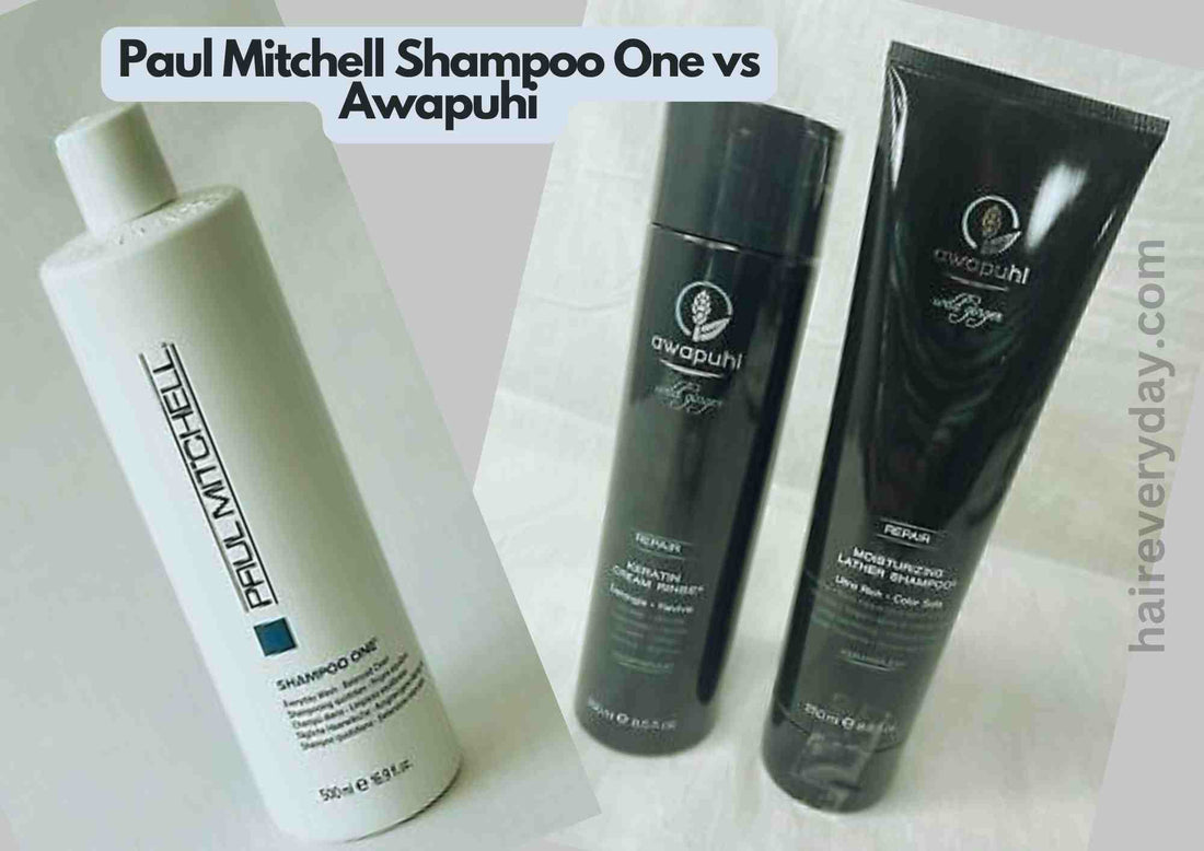 Paul Mitchell Shampoo One vs Awapuhi Shampoo