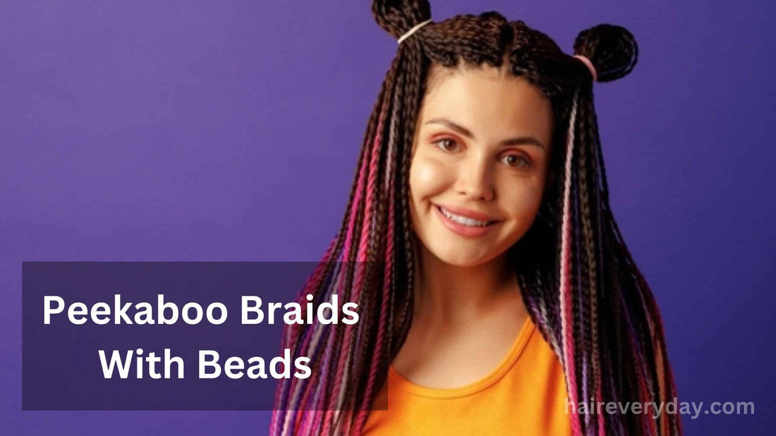 Peekaboo Braids With Beads