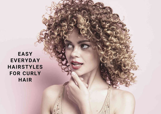 easy everyday hairstyles for curly hair