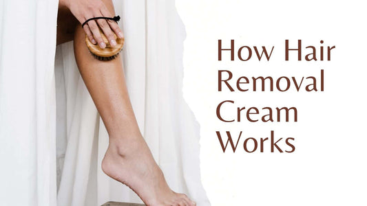 how hair removal cream works