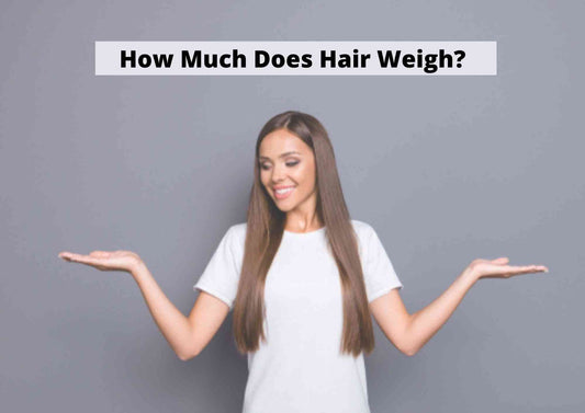 how much does hair weigh on an average