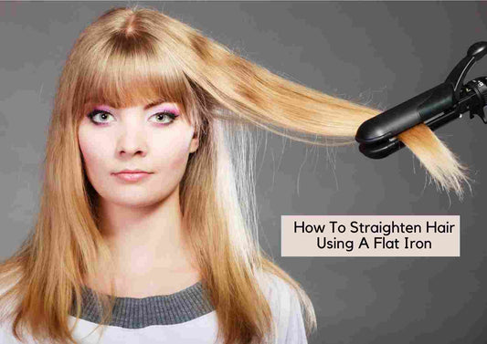 how to straighten hair with flat iron