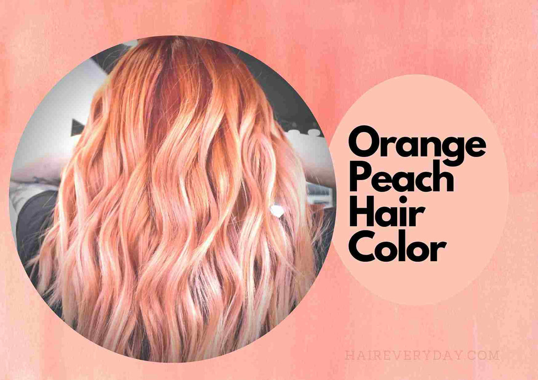 orange peach hair color