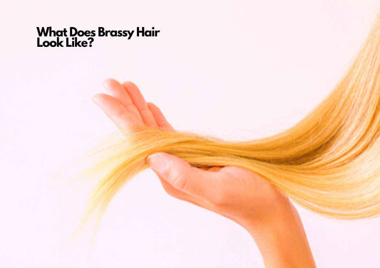 what does brassy hair look like