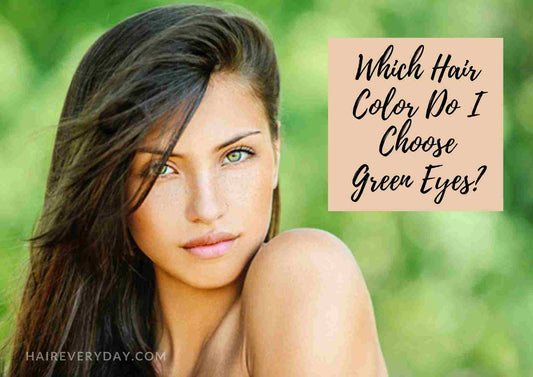 what hair color accents green eyes