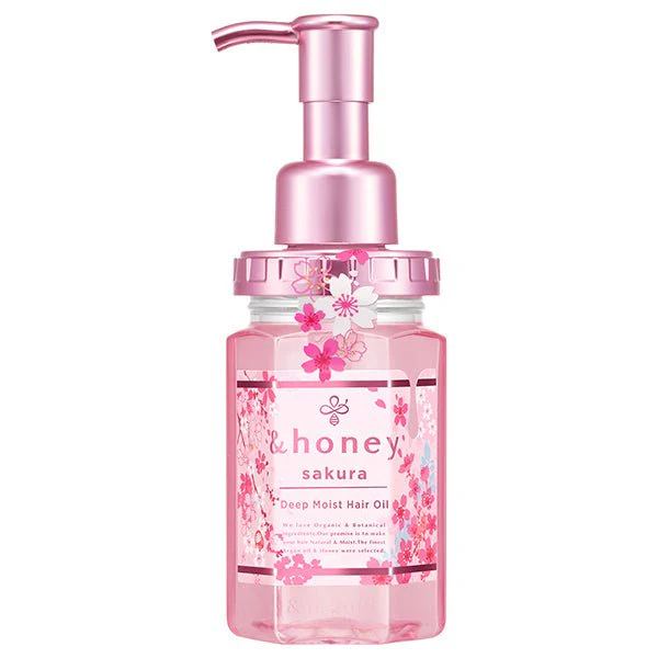 &HONEY Sakura Deep Moist Hair Oil 3.0 2024ver Someiyoshino Honey 100ml