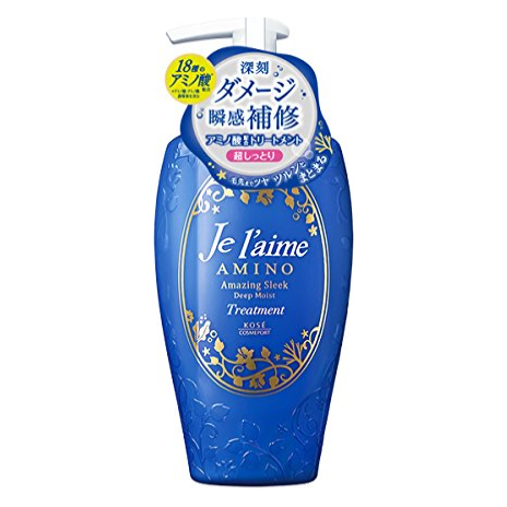 KOSE Cosmeport Je lʻAime AMINO Deep Moist Treatment Regenerating non-silicone hair balm, deep moisturizing, 500ml