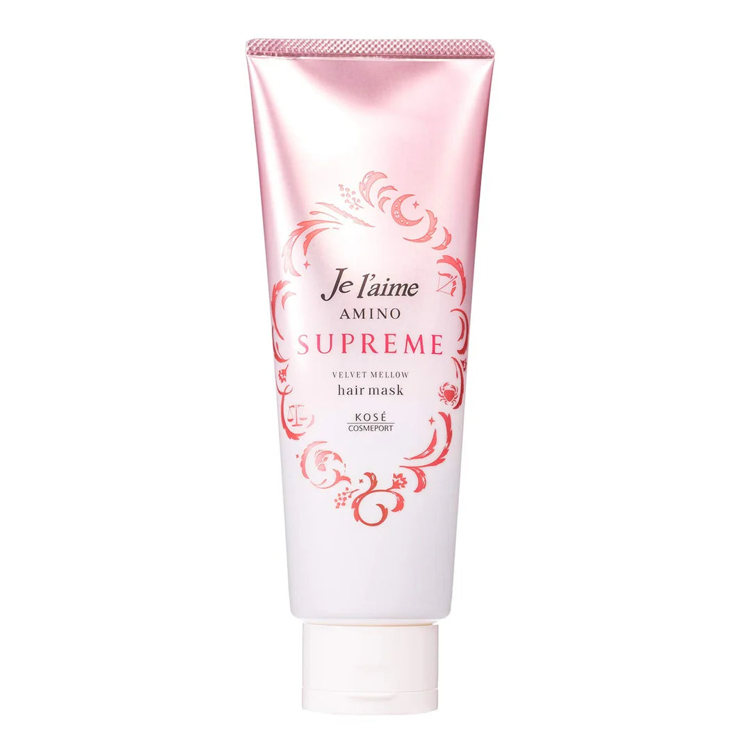 KOSE Jurème Amino Supreme Hair Mask (Velvet Mellow) Moist & Smooth Rose & Jasmine Scent Treatment 230g