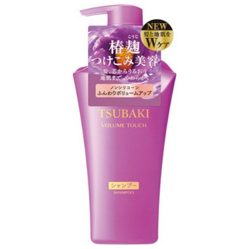 SHISEIDO Tsubaki Touch Volume Shampoo to give volume with Camellia oil